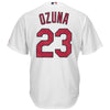 Image of Marcell Ozuna St. Louis Cardinals Majestic Official Cool Base Player Jersey – White