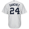 Image of Gary Sanchez New York Yankees Majestic Home Official Cool Base Player Jersey - White