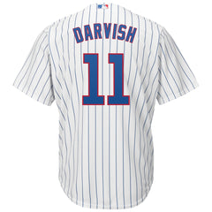 Yu Darvish Chicago Cubs Majestic Official Cool Base Player Jersey – White