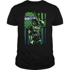 Seahawks Flag Punisher Tshirt, Seahawks Flag Punisher Hoodies