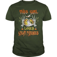This Girl Loves Great Pyrenees Halloween