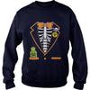Image of Skeleton Tuxedo Spooky Funny Halloween T-Shirt