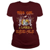 Image of This Girl Loves Bearded Collie Halloween