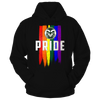 Image of Grunge LGBT Pride Flag - Colorado State Rams