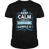Image of Keep calm SANTAMARIA, SANTAMARIA tshirt