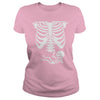Image of Baby Skeleton Ribs Halloween Maternity Pregnant T-shirt