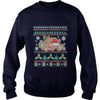 Image of Hedgehog Pet Lover Ugly Christmas T-shirt