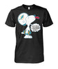 Image of Miami Dolphins - Cute Snoopy T-shirt