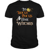 Image of Halloween Witch Shirt-It's Hocus Pocus Time Witches Tshirt