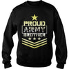 Image of Military Proud US Army Brother Veteran U Men’s Baseball T-Shirt