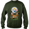 Image of Steelers Mickey Haloween Tshirt, Steelers Mickey Haloween Hoodies