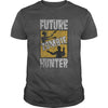 Image of Future Zombie Hunter Funny Halloween Distressed T-Shirt
