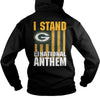 Image of i stand for the national anthem  packers