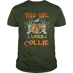 This Girl Loves Collie Halloween