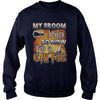 Image of CRITIC Halloween Shirts My Broom broke T Shirts