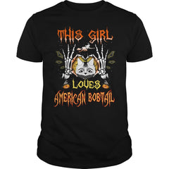 This Girl Loves AMERICAN BOBTAIL Halloween