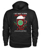 Image of Los Angeles Chargers - I just want to drink hot chocolate and watch Chargers T-shirt