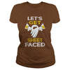 Image of Halloween Funny Alcohol Sheet Faced Halloween Beer T-shirt
