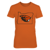 Image of LOGO IN STATE OUTLINE - OREGON STATE BEAVERS