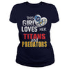 Image of Girl love Titans And Predators T Shirt