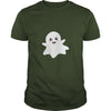 Image of cute happy ghost smiling happily