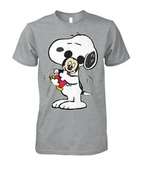 Amazing Friendship of Mickey and Snoopy Limited Edition T-shirts