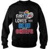 Image of Girl Loves And Chiefs TShirt
