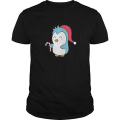 cute penguin with Christmas cap and candy cane Bags &amp;amp; backpacks