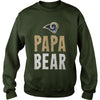 Image of Iam A Rams Papa Bear TShirt
