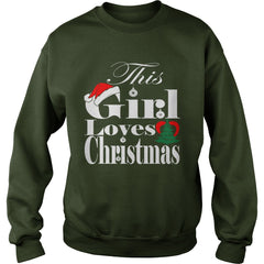 This Girl Loves Christmas Tshirts