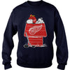 Image of CLe-Ice-hockey-Sleep-Snoopy-Detroit-Red-Wings