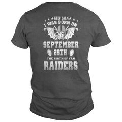 RAIDERS FANS BORN IN SEPTEMBER 29TH