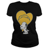 Image of I Love Chargers Team TShirt