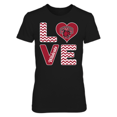 Central Washington Wildcats - Stacked Love