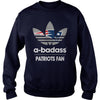 Image of ABADASS PATRIOTS FAN TSHIRT