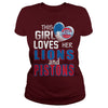 Image of This Girl Loves Her Lions And Pistons TShirt