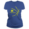 Image of Michigan Wolverines U of M basketball shirt