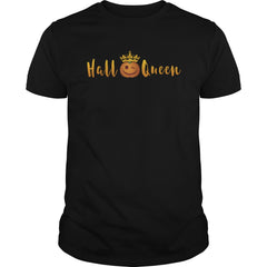 halloqueen halloween funny pumpkin tshirt