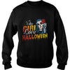 Image of Halloween Womens This Girl Love Halloween T-Shirt Girl Halloween T-shirt