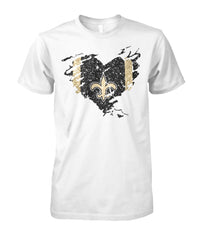 New Orleans Saints - Saints Heart T-shirt