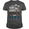 Image of This Girl Loves her Giants And Jets TShirt