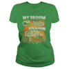 Image of COLUMNIST Halloween Shirts My Broom broke T Shirts