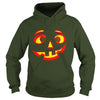 Image of Funny creepy silly PUMPKIN LANTERN FACE Halloween t-shirt