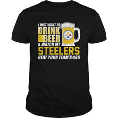 NFL STEELERS 173 DRINK BEER