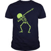 Image of Dabbing Skeleton Hip Hop Dancing Skull Halloween T Shirt
