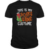 Image of THIS IS MY SCARY WINE COSTUME T SHIRT HALLOWEEN SHIRT