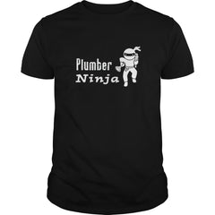 Ninja Plumber T Shirt  Top Quality  Give Clients a Laugh