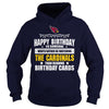 Image of happy birthday with the cardinals