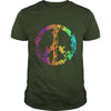 Image of Colored nature animal peace sign