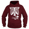 Image of Baby Skeleton Ribs Halloween Maternity Pregnant T-shirt